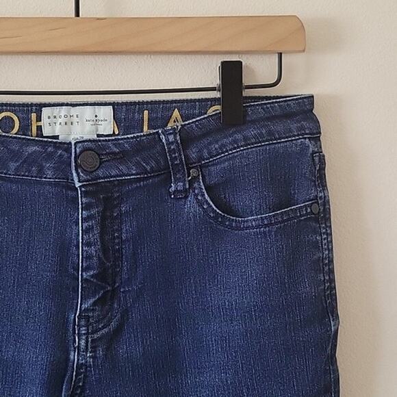 Kate Spade Broome Street Dark Wash Crop Skinny Jeans Size 28 - Picture 2 of 6